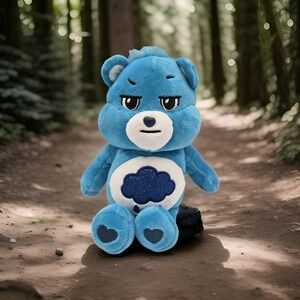 Care Bears Basic Fun Blue Cloud Rain Red Heart Grumpy Bear Abt 10" 2022